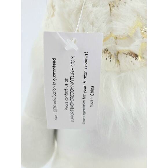 Christmas Gnome Nordic Nisse 15 Inch Xmas Plush Swedish Scandinavian White Gnome - Picture 6 of 7